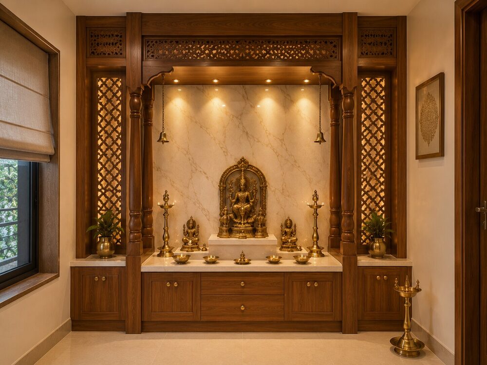 tv showcase interior designers in chennai