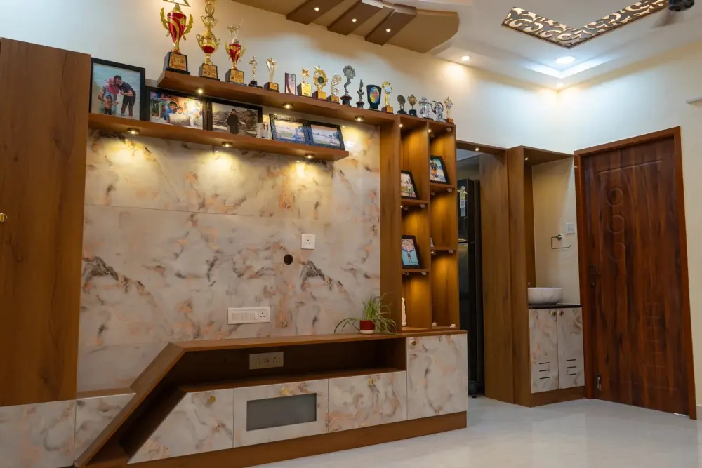 modern living room interiors in chennai