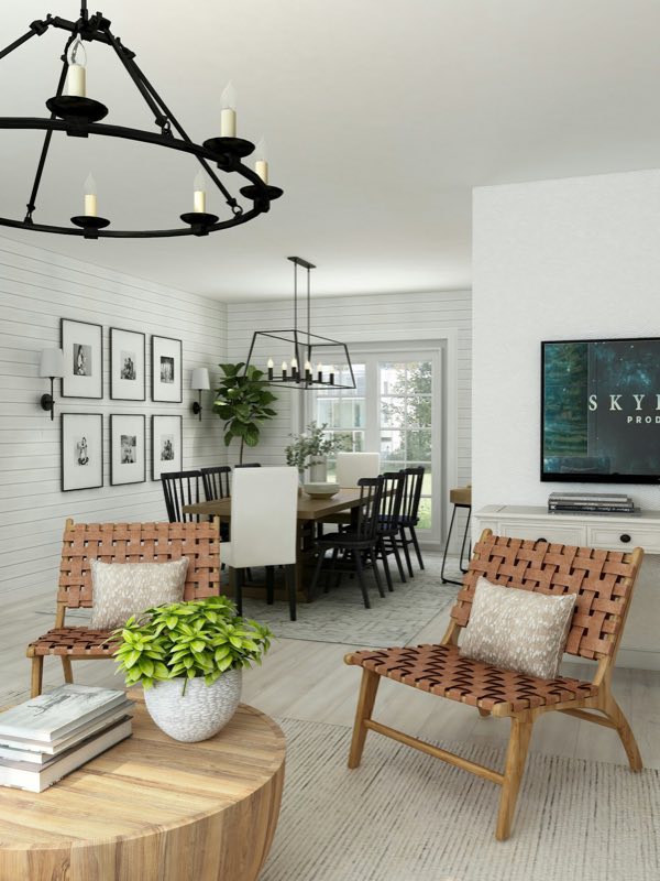modern dining room interiors in chennai