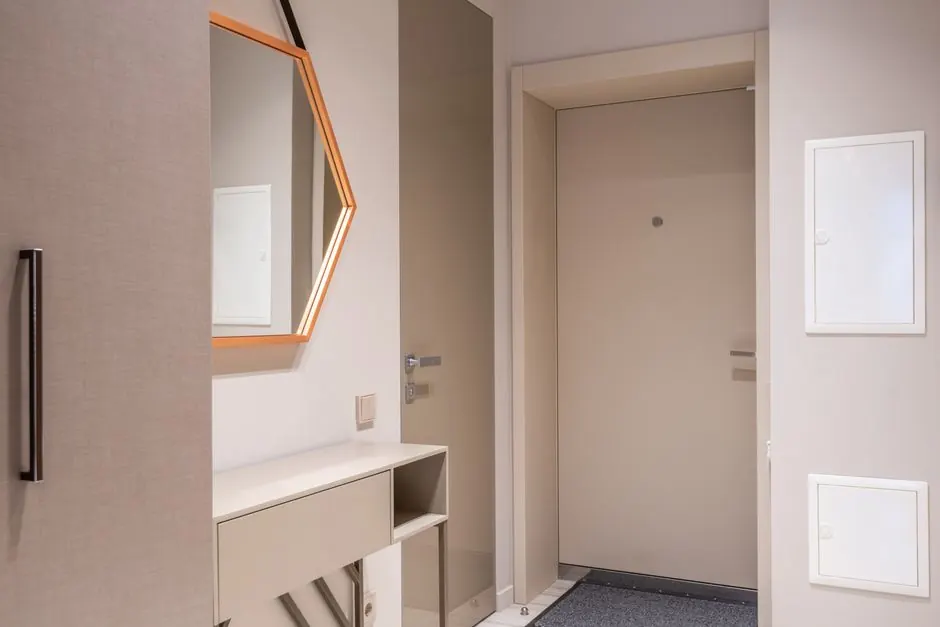 Modern TV unit wall design for small hall