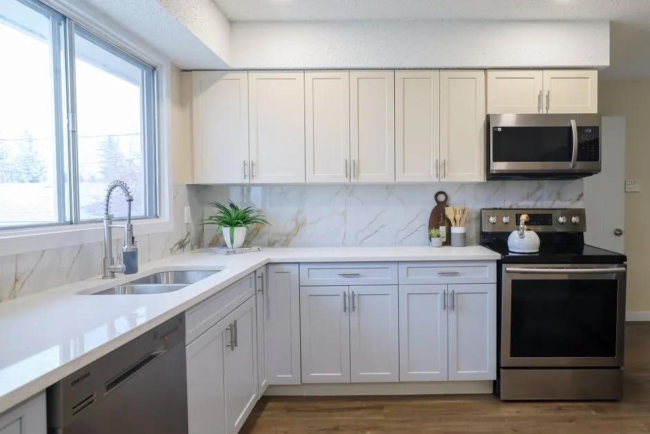 L shaped kitchen design